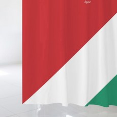 수풀 샤워 커튼 북유럽 스타일 sc850 S 1520 x 1880 mm + 플라스틱 고리 + 화이트봉 세트, 1세트