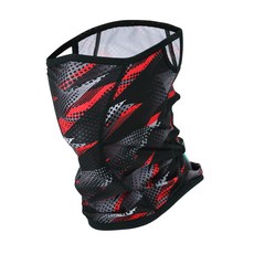 MCN 圖案印花防曬網眼面罩, 混合顏色