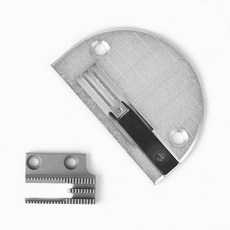 工業用縫紉機防皺針板 + 送布齒組合, 單一顏色, 1套