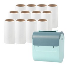 THE ZAKKA 獨特清潔滾輪 藍色+替換芯 12入, 1套