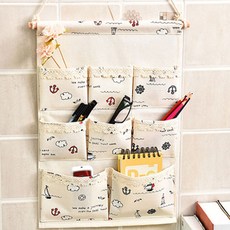 Market A居家裝飾壁掛多功能口袋收納盒 8格 2入, 海盜船