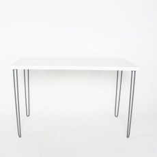 髮夾DIY桌鐵腿桌高72cm, 灰色的