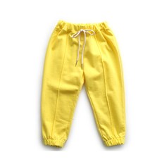 chocomong 兒童鬆緊帶抓褶長褲