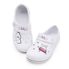 B Family 拉鍊魔鬼氈室內拖鞋