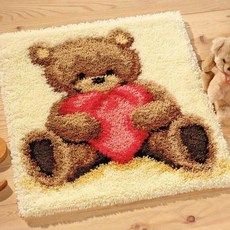 DIY技能刺繡套組17愛泰迪熊, 1套, 混色