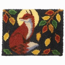 DIY技能刺繡套組13月光狐, 1套, 混色