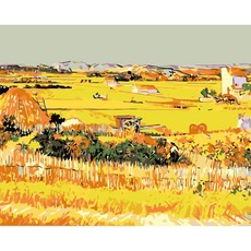 Momofix Painting DIY名畫繪製組合 40 x 50 cm, 梵谷 豐收