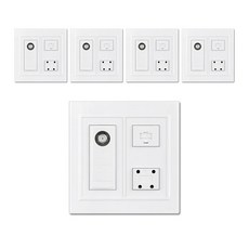 ILSHIN ELECTRIC 綜合有線電視 + 電話 + 模塊化, 5個