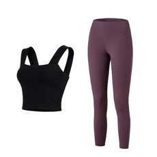 SPICA 女款中長版瑜珈上衣下身套裝 SPA820