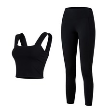 SPICA 女款中長版瑜珈上衣下身套組 SPA503