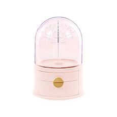 엠지인터네셔널 투명볼 주얼리 보관 보석함 핑크, 1개