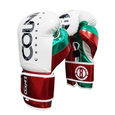 COUNT8 拳擊手套 CE-8004RD, 金屬紅+綠