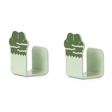 貓咪鍋蓋架, 綠色, 2個