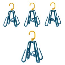 兩雙鞋子晾乾架 藍色, 4個