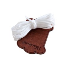 口罩掛繩 0.4*9000cm, 白色的, 1個