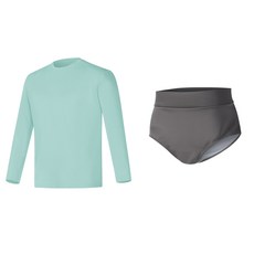 NAYASTYLE 女款防曬衣長袖寬鬆版上衣+下身套裝 2511