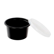 腸溶醬杯中的黑色, 1500入, 1個