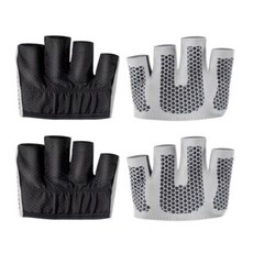 Welluv 高級瑜伽普皮手套 WL-1220 2 件套, 黑色的