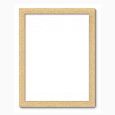 木製室內裝飾相框, 金色