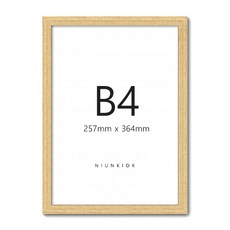 纖細邊框相框 B系列, 金色, 1個