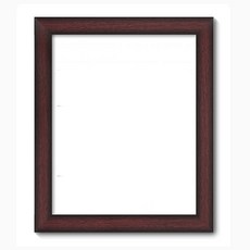 木製室內裝飾相框, 酒紅色
