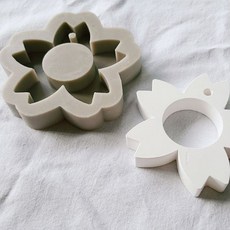 벚꽃 수제 타블렛 실리콘 몰드 1구 2p