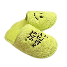 Microber 今天也辛苦了 手寫字超細纖維拖鞋 淺綠色, 1套, 淺綠色-A款.今天也辛苦了
