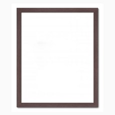 木製室內裝飾相框, 棕色