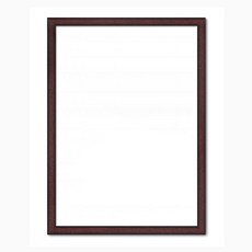 木製室內裝飾相框, 酒紅色