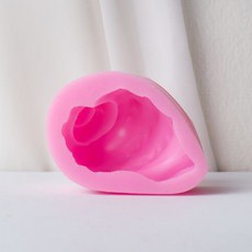 AngleThing 立體海螺蠟燭矽膠模具2p, 單色