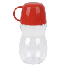 피넛컵 물병, 레드, 350ml, 1개