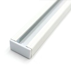 타공판 기본 레일 심플형 1m, 화이트, 1개