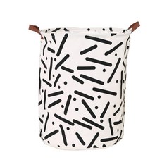 簡約可折疊多功能收納籃 L08, 款式2, 1個