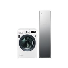 트롬 건조기 16kg RH16WTD + 스타일러 S5MBA 스팀 패키지 방문설치, RH16WTD, S5MBA, 화이트