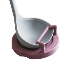 Wicker Rocking 矽膠鍋勺架, 粉色的, 1個