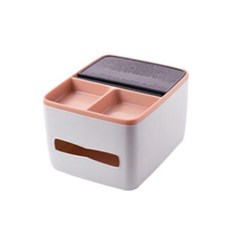 多功能合一紙巾盒, 粉紅色, 1個