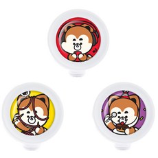래핑찰리 힐링클립 3종 세트, 뮤직, 니트, 파티, 3.5ml, 1세트