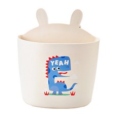 動物耳朵收納籃 米色恐龍, 1個