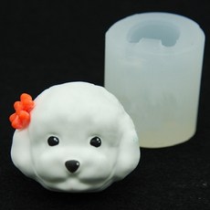 moldB Maltese Face 2D 手工矽膠模具, 單色