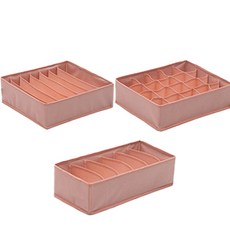 JCP 布料收納箱組, 1套, 粉紅色