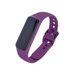Tablese Galaxy Fit矽膠運動錶帶, 紫色的, GFE8651