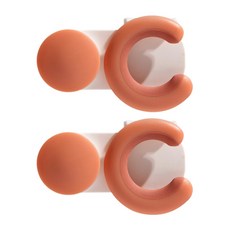 JCP 壁掛式多功能夾, 紅色, 2個