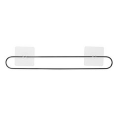 黏貼式室內鞋收納架 42*5cm, 黑色的, 1個