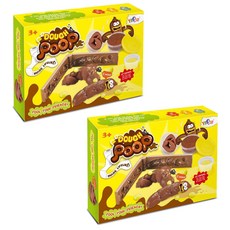 똥만들기 도우 점토놀이 yiqis68184 2p, 혼합색상, 1kg, 1세트