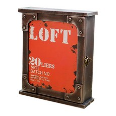 復古復古鑰匙盤, 紅色的, 1個