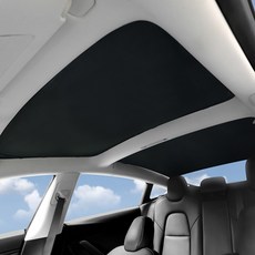 Tesla Model 3半聚乙烯遮光遮陽板前座+後座, 1套