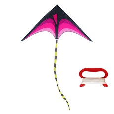 長尾黃貂魚風箏+黃貂魚套組粉色, 1套