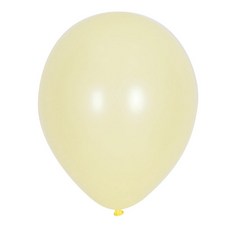 Sempertex Pastel Matte 粉彩霧面氣球 30cm, 黃色, 50個