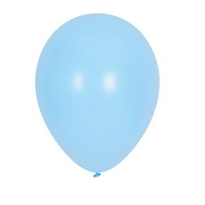 Sempertex Pastel Matte 粉彩霧面氣球 30cm, 藍色, 50個