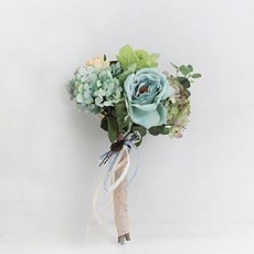 피렌체 조화 부케 꽃다발, 블루